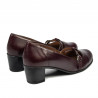 Dámské casual / elegantní boty 6012 bordo