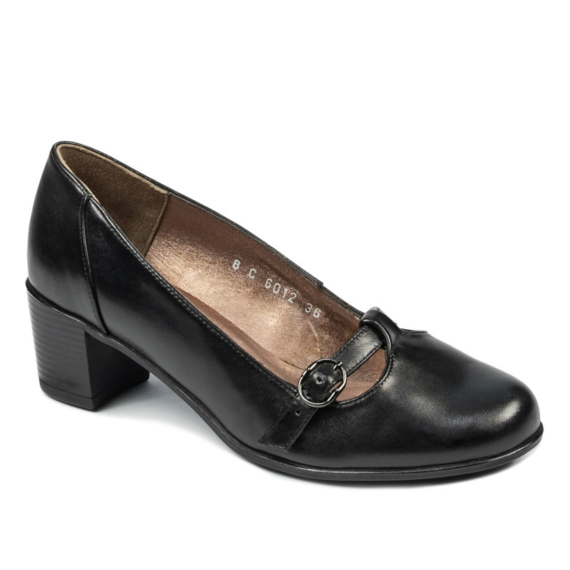 Dámské ležérní / elegantní boty 6012 černé