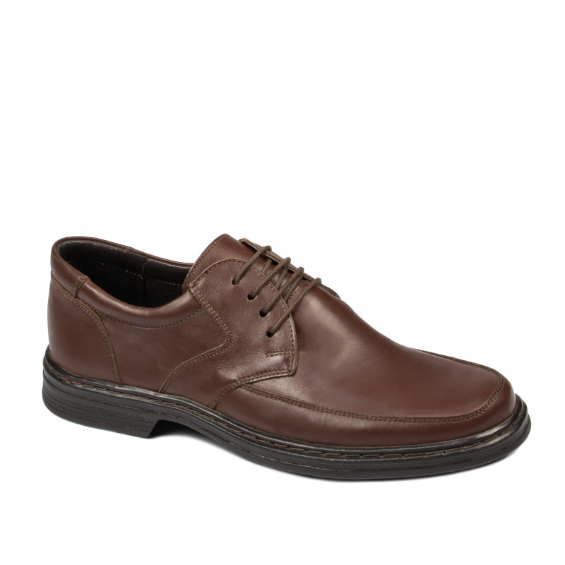 Elegantní pánské boty 843 hnědé