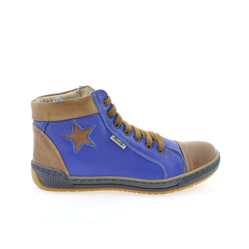 Dámské boty 3274 indigo+hnědá