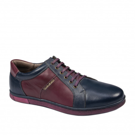 Pánské sportovní boty 849 indigo+bordó