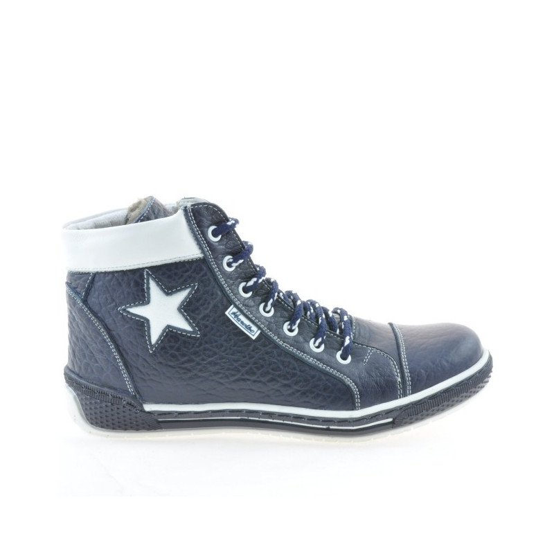 Dámské boty 3274 indigo+bílá