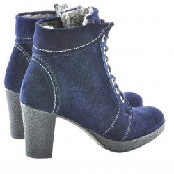 Dámské kotníkové boty 3231 indigo velur