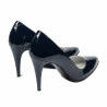 Elegantní dámské boty 1246 lak indigo