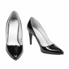 Elegantní dámské boty 1246 černý lak