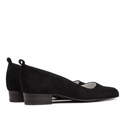 Elegantní/volnočasová obuv dámská 1285 černý antilop