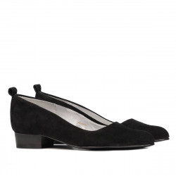 Elegantní/volnočasová obuv dámská 1285 černý antilop