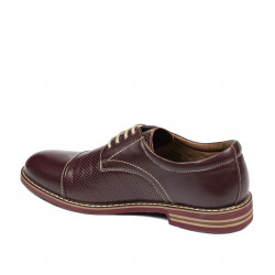 Pánská ležérní obuv 873 bordo