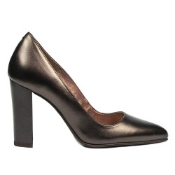 Dámské elegantní boty 1261 perleťově hnědé