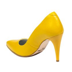 Elegantní dámské boty 1246 žluté