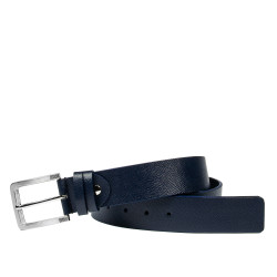 Pánský opasek 34b modrý safiano
