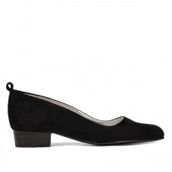 Elegantní/volnočasová obuv dámská 1285 černý antilop