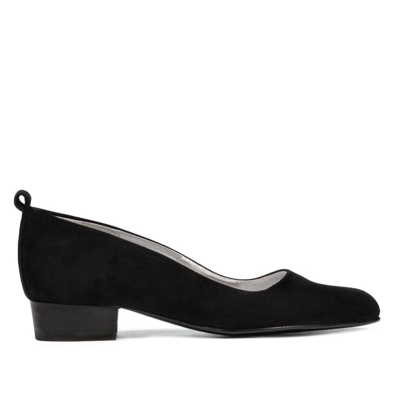 Elegantní/volnočasová obuv dámská 1285 černý antilop