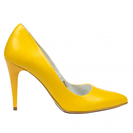 Elegantní dámské boty 1246 žluté