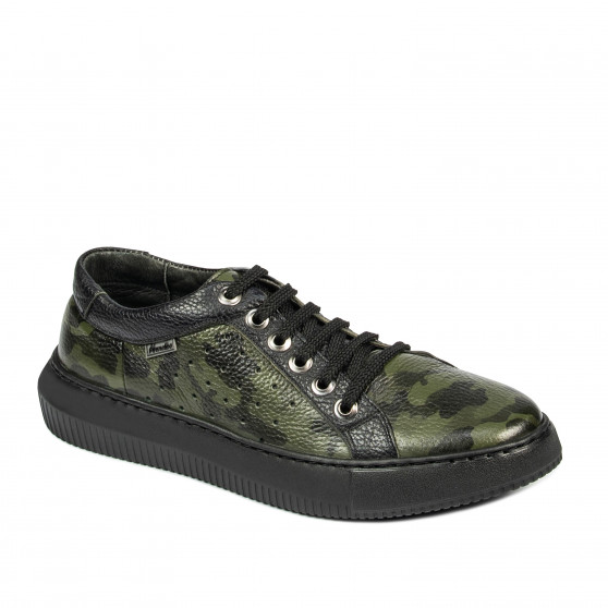 Pánská casual/sportovní obuv 841-1 zelená kamufláž