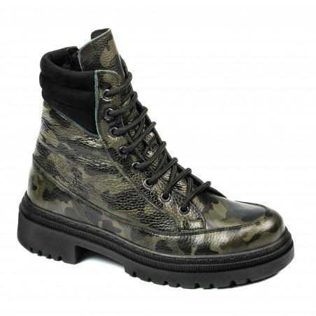 Dámské boty 3362 khaki maskování