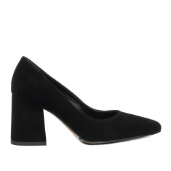 Elegantní dámské boty 1315 černý velur