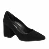Elegantní dámské boty 1315 černý velur
