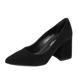 Elegantní dámské boty 1315 černý velur