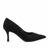 Elegantní dámské boty 1318 černý velur