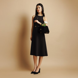 Elegantní dámské boty 1315 černý velur lifestyle