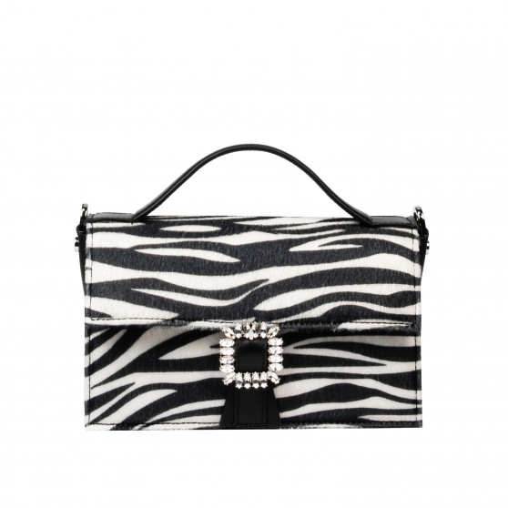 Dámská kabelka 039g 01 cavallino zebra