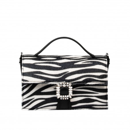 Dámská kabelka 039g 01 cavallino zebra