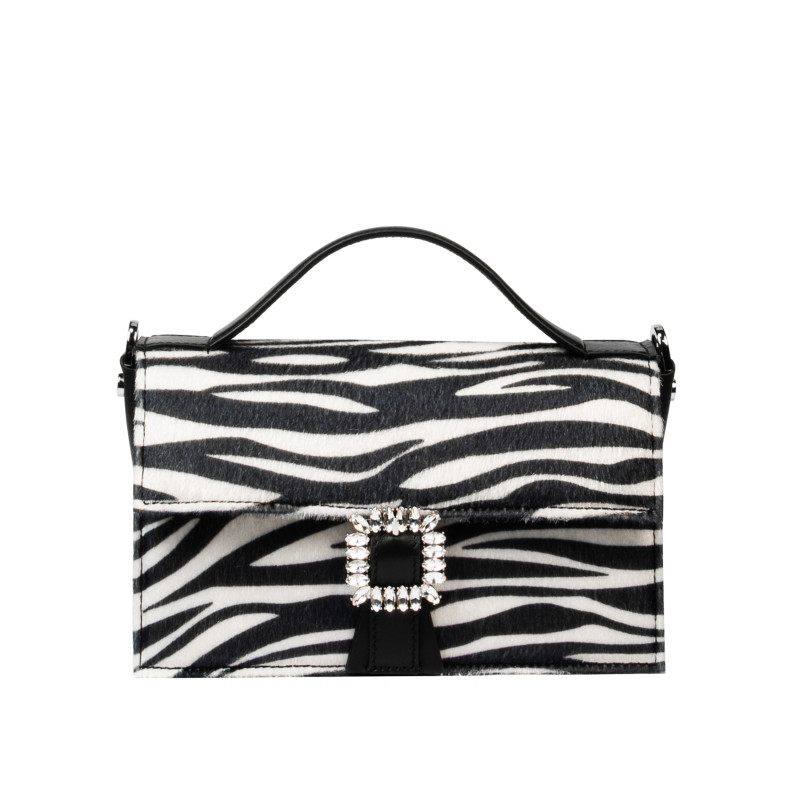 Dámská kabelka 039g 01 cavallino zebra