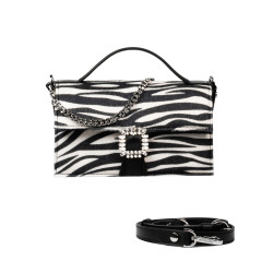 Dámská kabelka 039g 01 cavallino zebra