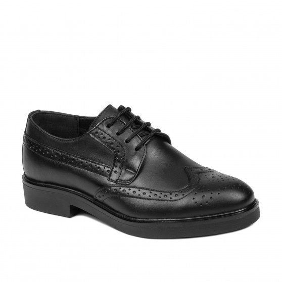 Elegantní boty pro mládež 8005 černé