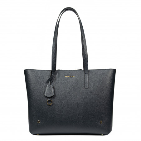 Dámská ramenní taška 034g indigo saffiano
