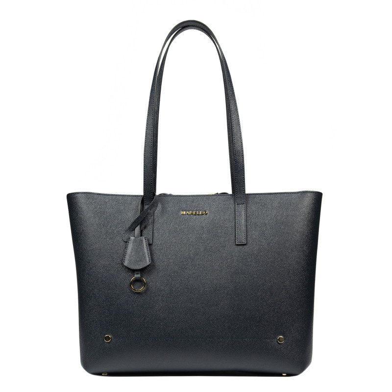 Dámská ramenní taška 034g indigo saffiano