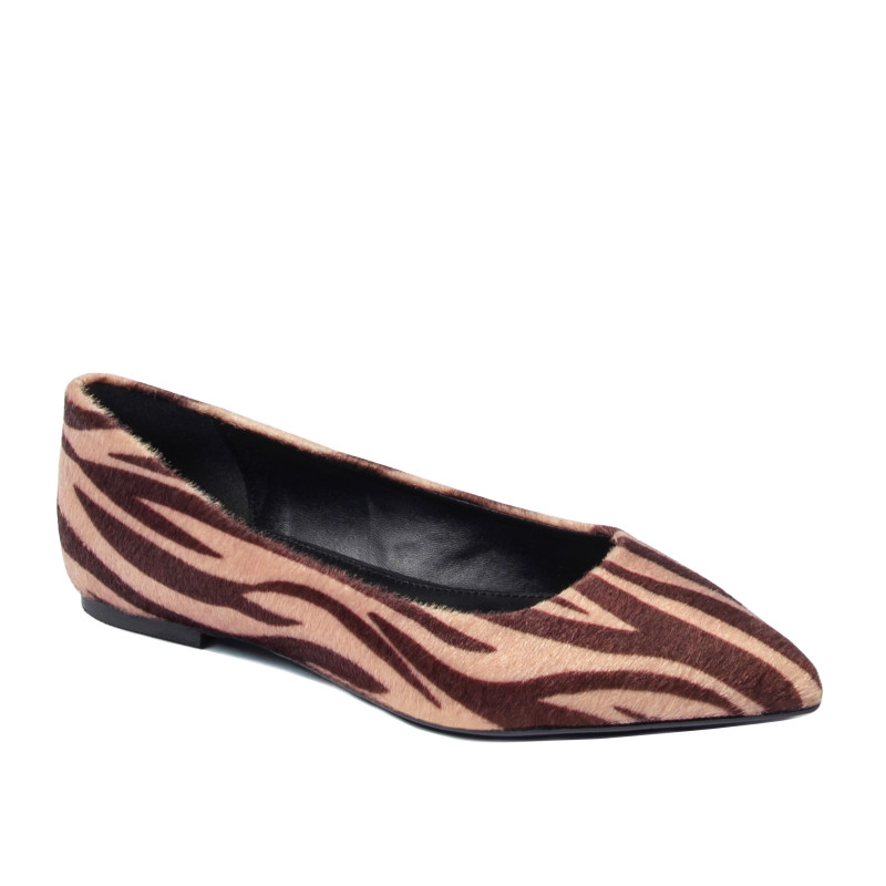 Dámské baleríny 1341 zebra camel