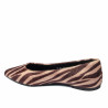 Dámské baleríny 1341 zebra camel
