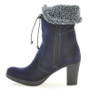 Dámské kozačky 3266 indigo velur