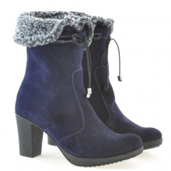 Dámské kozačky 3266 indigo velur