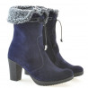 Dámské kozačky 3266 indigo velur