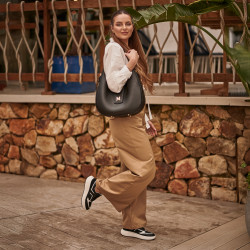 Dámské sportovní boty 6087 černé kombinované lifestyle