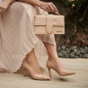 Elegantní dámské boty 1325 croco béžové
