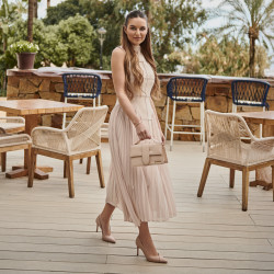 Elegantní dámské boty 1325 croco béžové