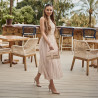 Elegantní dámské boty 1325 croco béžové