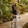 Dámské sandály 1317 černý velur lifestyle