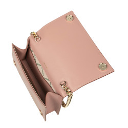 Dámská kabelka přes rameno 029g pink blush