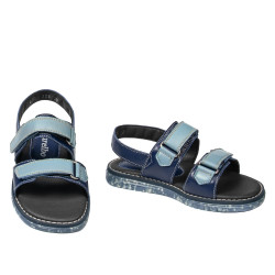 Dětské sandály 326 indigo kombinace