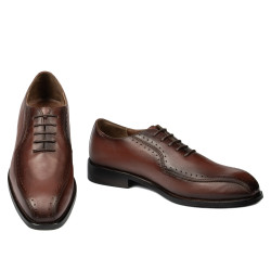 Elegantní pánské boty 985 hnědé