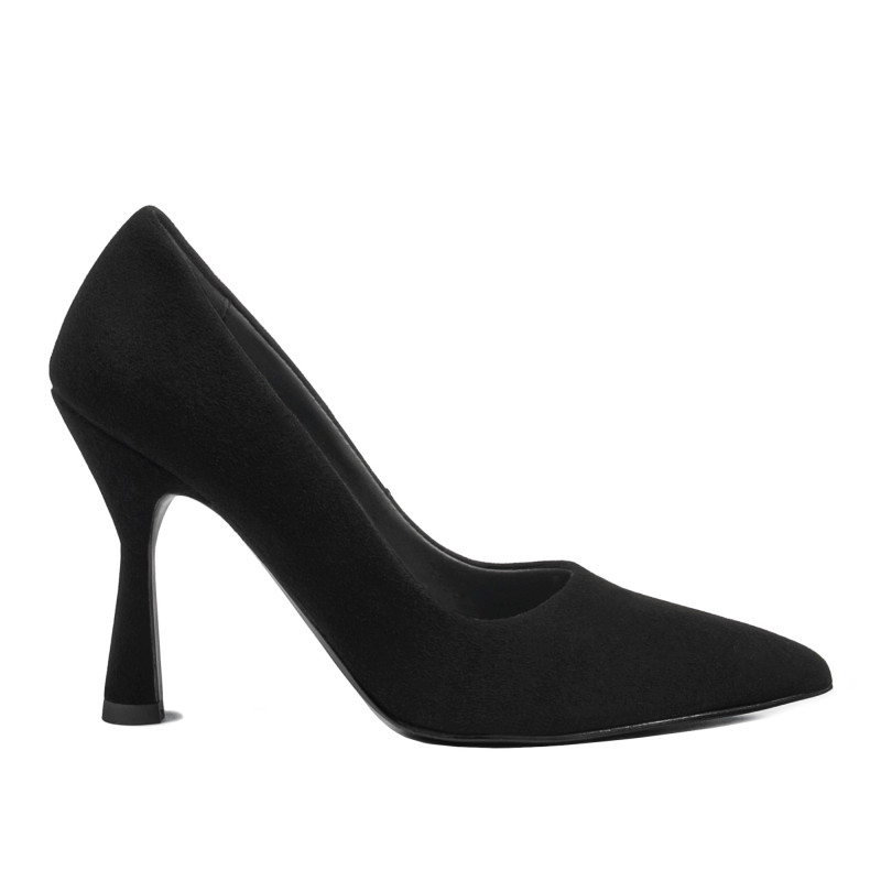 Elegantní dámské boty 1322 černá antilopa