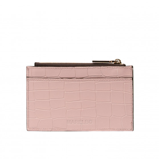 Držitel karet 209g croco rose pudr