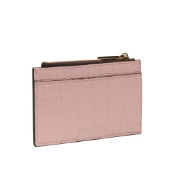 Držitel karet 209g croco rose pudr
