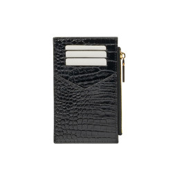 Portcard 209g croco lak černý