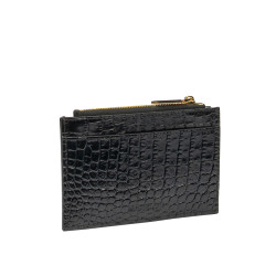 Portcard 209g croco lak černý